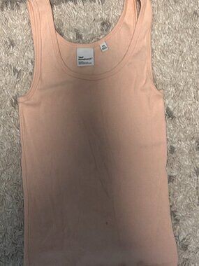 3/$10 🟢 TNA homestretch ribbed tank, peach pink, size x-small